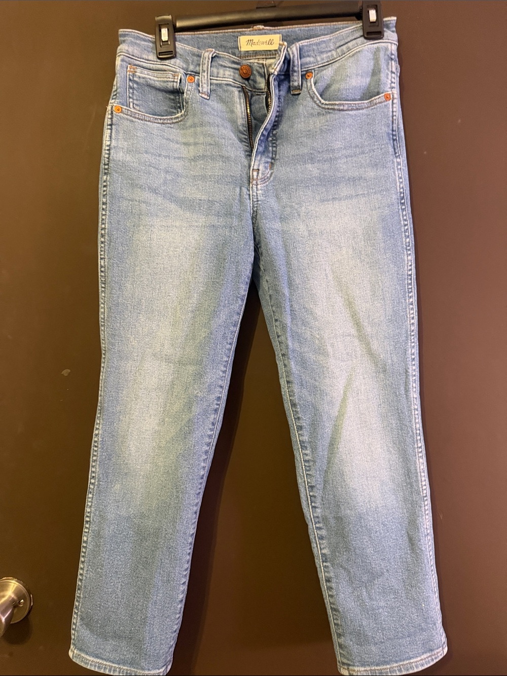 Madewell Light Blue Straight Leg Jeans